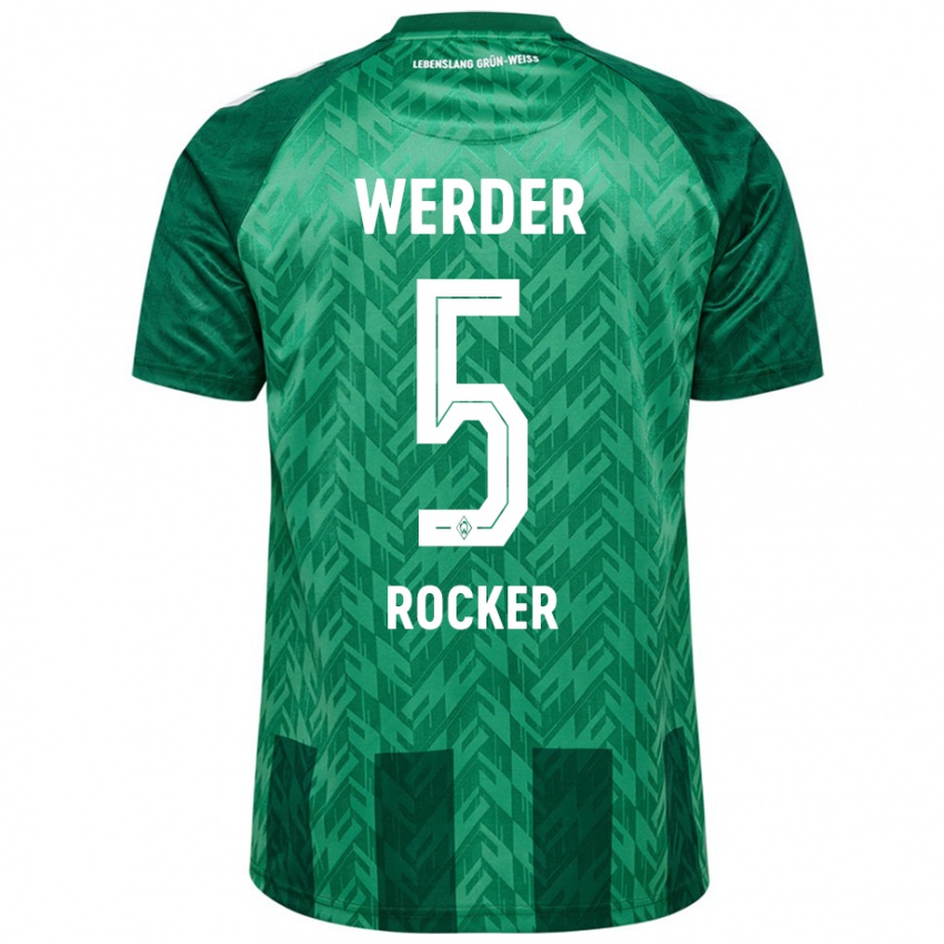 Hombre Camiseta Cimo Röcker #5 Verde 1ª Equipación 2024/25 La Camisa México