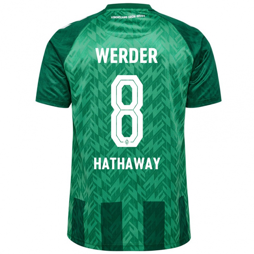 Hombre Camiseta Max Hathaway #8 Verde 1ª Equipación 2024/25 La Camisa México