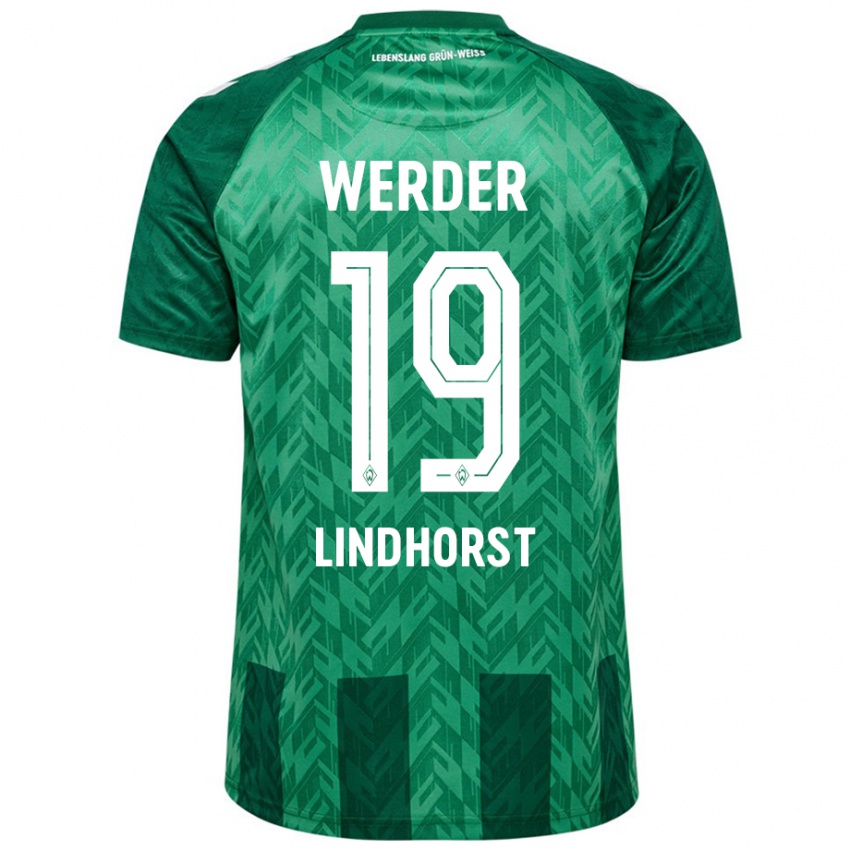 Hombre Camiseta Jerrit Lindhorst #19 Verde 1ª Equipación 2024/25 La Camisa México