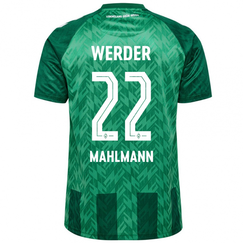 Hombre Camiseta Justus Mahlmann #22 Verde 1ª Equipación 2024/25 La Camisa México