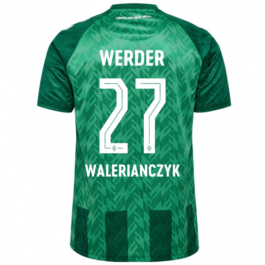 Hombre Camiseta Dennis Walerianczyk #27 Verde 1ª Equipación 2024/25 La Camisa México