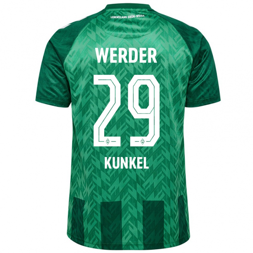 Hombre Camiseta Melina Kunkel #29 Verde 1ª Equipación 2024/25 La Camisa México