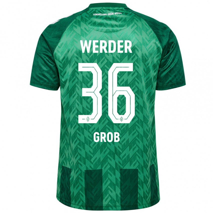 Hombre Camiseta Christian Groß #36 Verde 1ª Equipación 2024/25 La Camisa México