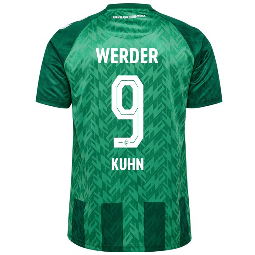 Hombre Camiseta Philipp Kühn #9 Verde 1ª Equipación 2024/25 La Camisa México