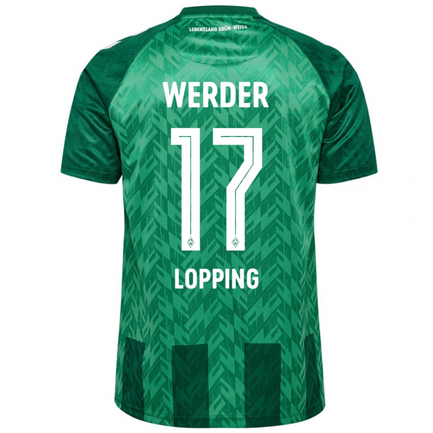 Hombre Camiseta Jakob Löpping #17 Verde 1ª Equipación 2024/25 La Camisa México