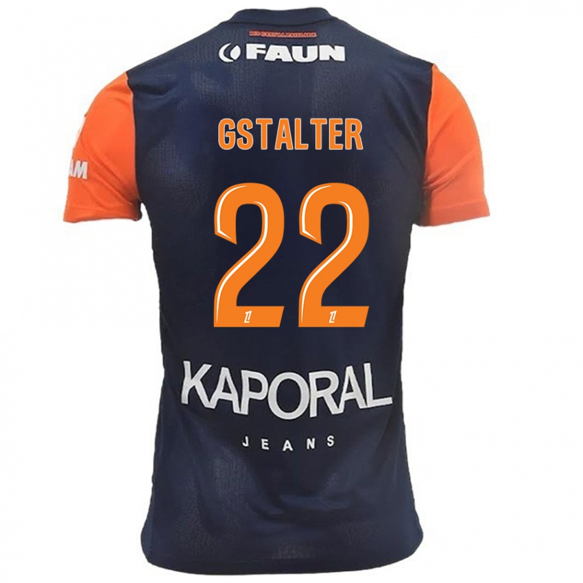 Hombre Camiseta Lola Gstalter #22 Azul Marino Naranja 1ª Equipación 2024/25 La Camisa México