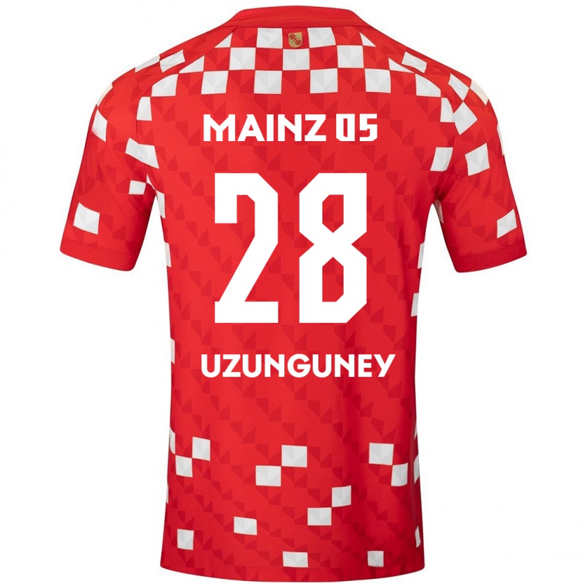 Hombre Camiseta Ebru Uzungüney #28 Blanco Rojo 1ª Equipación 2024/25 La Camisa México