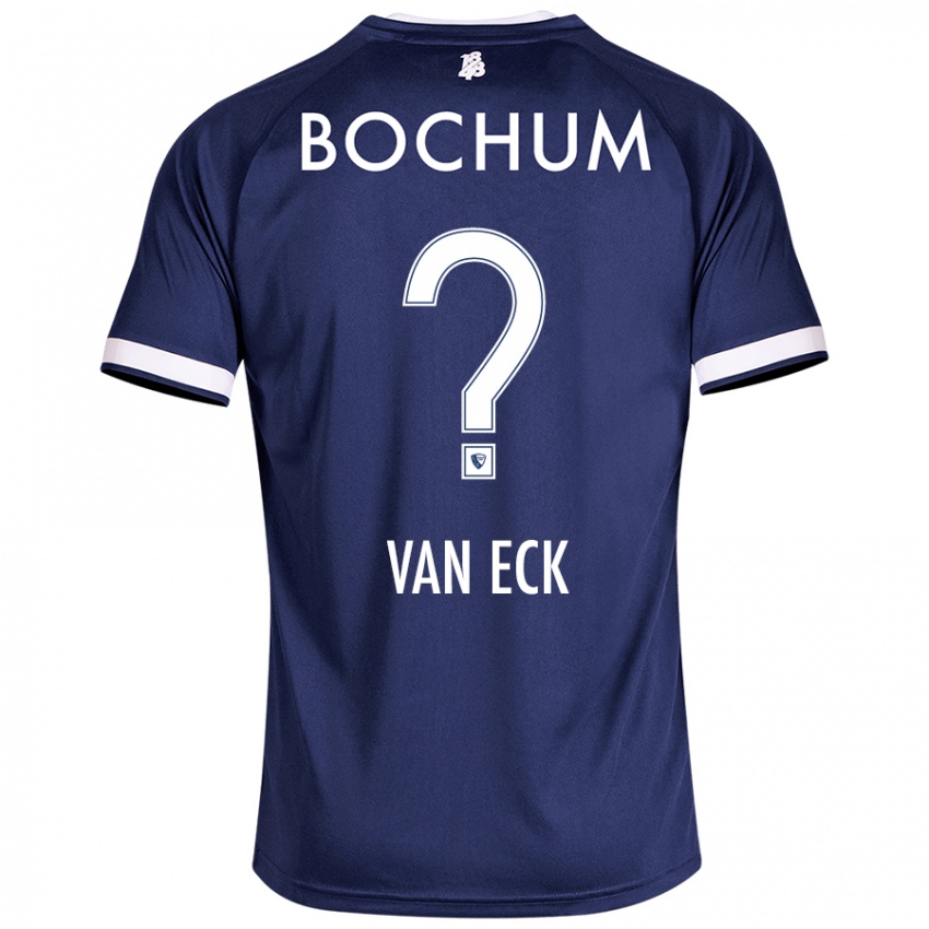 Hombre Camiseta Ole Van Eck #0 Azul Oscuro 1ª Equipación 2024/25 La Camisa México