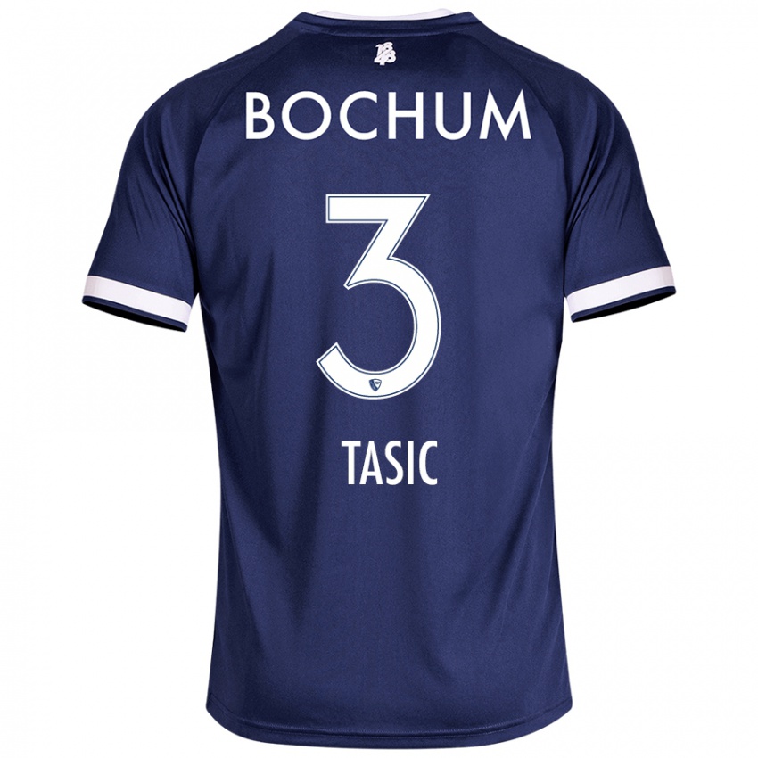 Hombre Camiseta Stevan Tasic #3 Azul Oscuro 1ª Equipación 2024/25 La Camisa México