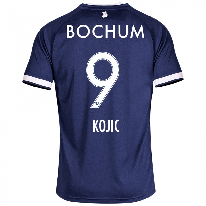 Hombre Camiseta Semin Kojic #9 Azul Oscuro 1ª Equipación 2024/25 La Camisa México