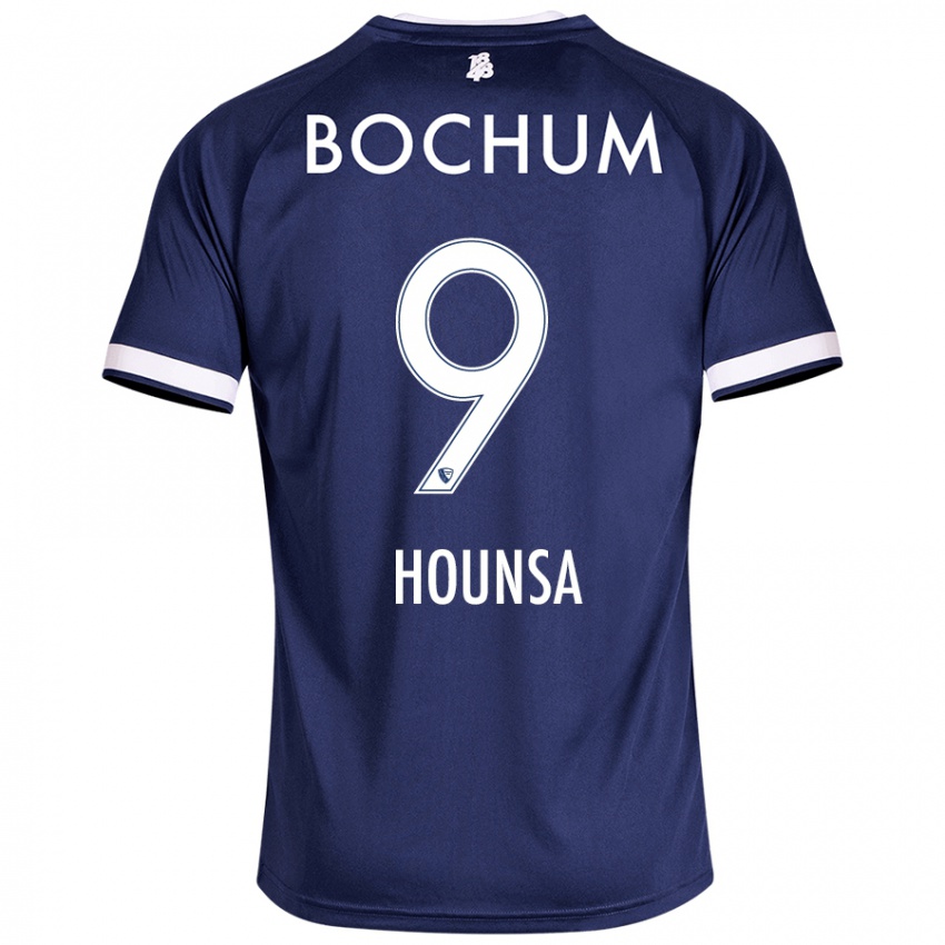 Hombre Camiseta Eligius Hounsa #9 Azul Oscuro 1ª Equipación 2024/25 La Camisa México