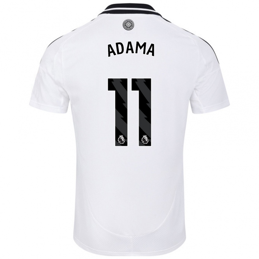 Hombre Camiseta Adama Traoré #11 Blanco 1ª Equipación 2024/25 La Camisa México