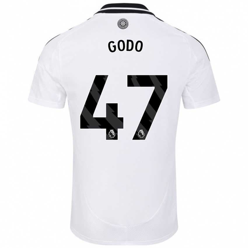 Hombre Camiseta Martial Godo #47 Blanco 1ª Equipación 2024/25 La Camisa México