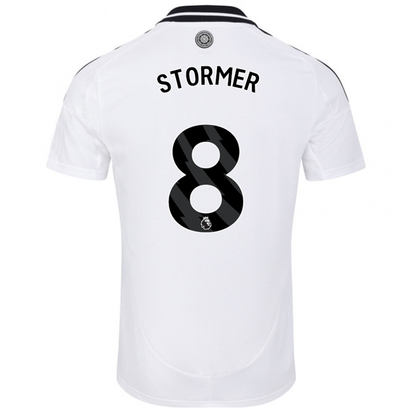 Hombre Camiseta Becky Stormer #8 Blanco 1ª Equipación 2024/25 La Camisa México