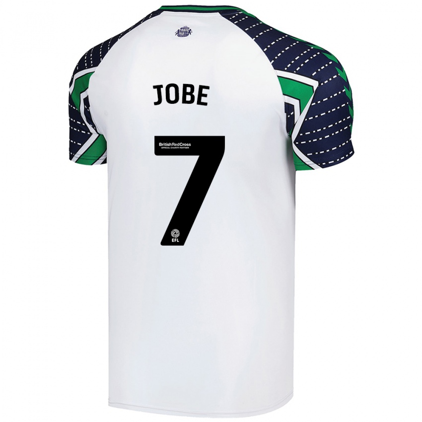 Hombre Camiseta Jobe Bellingham #7 Blanco 2ª Equipación 2024/25 La Camisa México