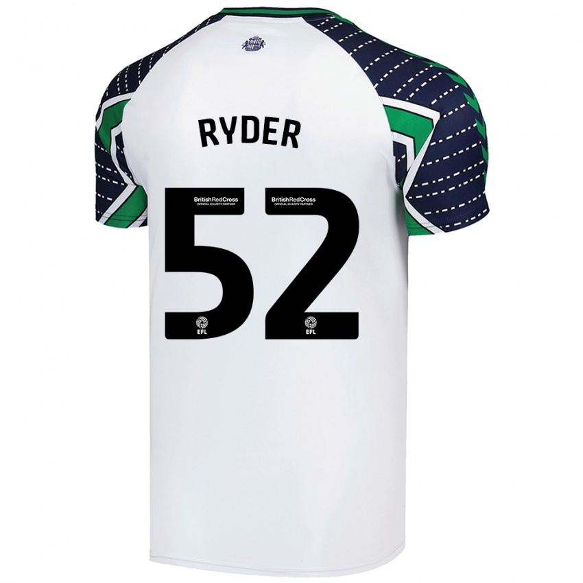 Hombre Camiseta Joe Ryder #52 Blanco 2ª Equipación 2024/25 La Camisa México