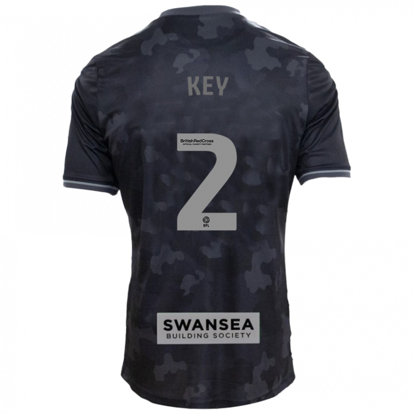 Hombre Camiseta Josh Key #2 Negro 2ª Equipación 2024/25 La Camisa México