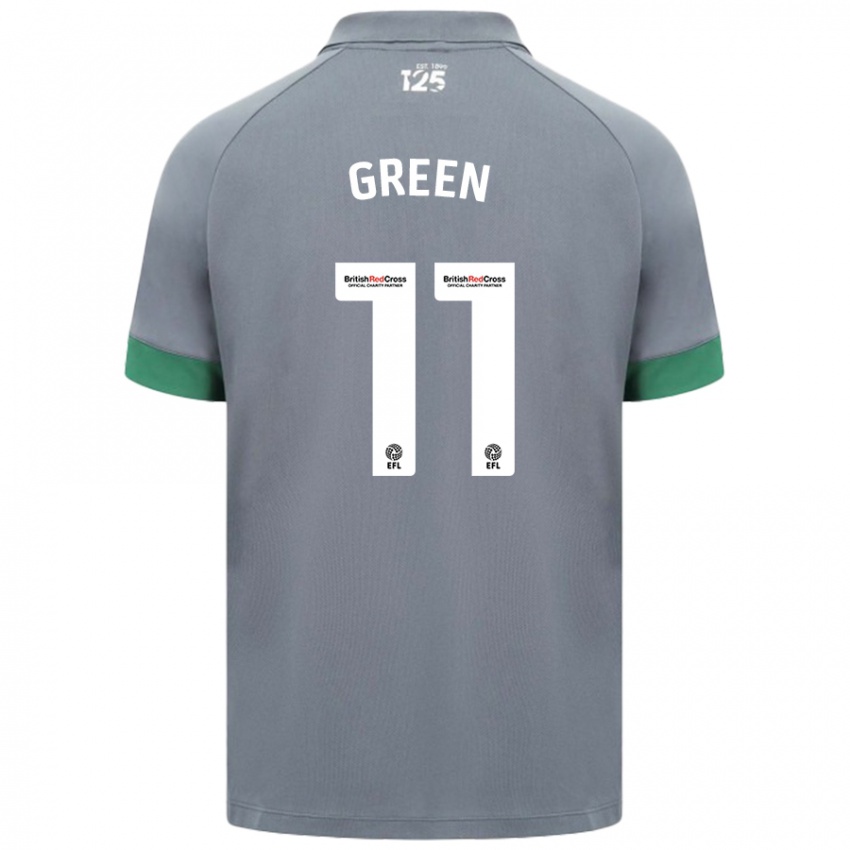 Hombre Camiseta Danielle Green #11 Gris Oscuro 2ª Equipación 2024/25 La Camisa México