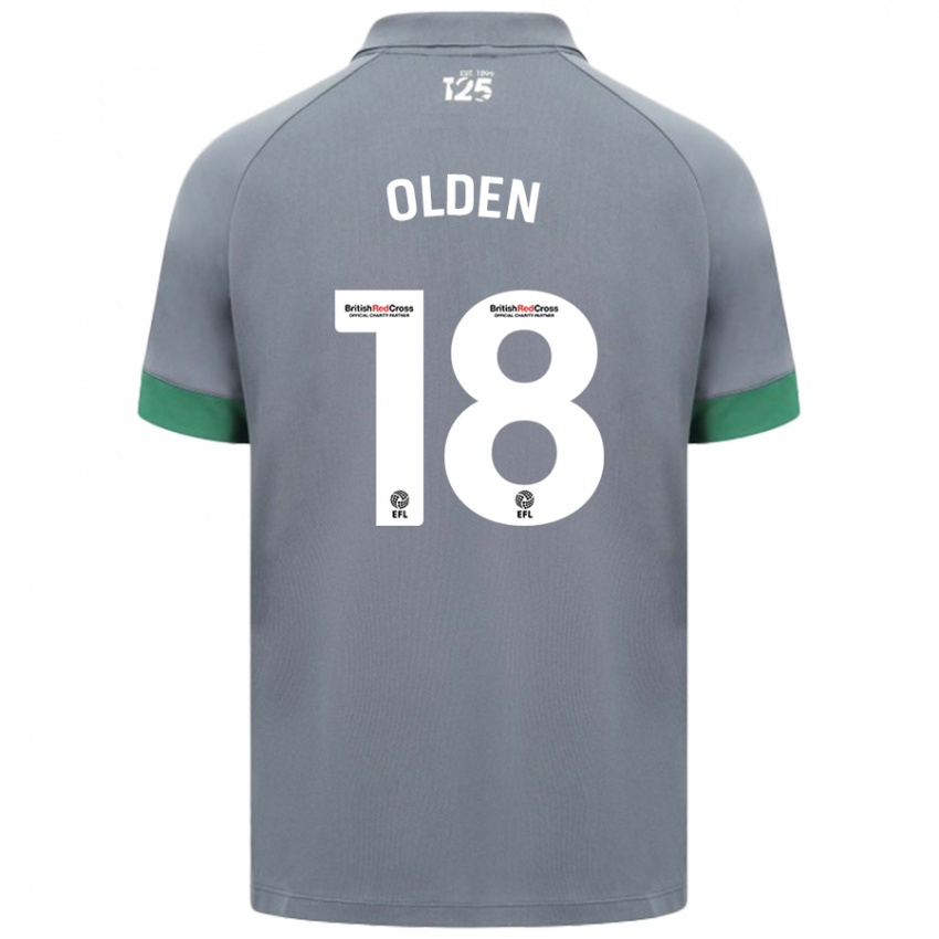 Hombre Camiseta Mackenzie Olden #18 Gris Oscuro 2ª Equipación 2024/25 La Camisa México