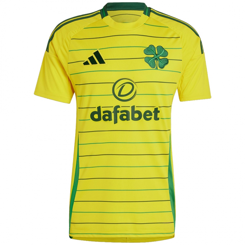 Hombre Camiseta Hassan Dembele #0 Amarillo 2ª Equipación 2024/25 La Camisa México