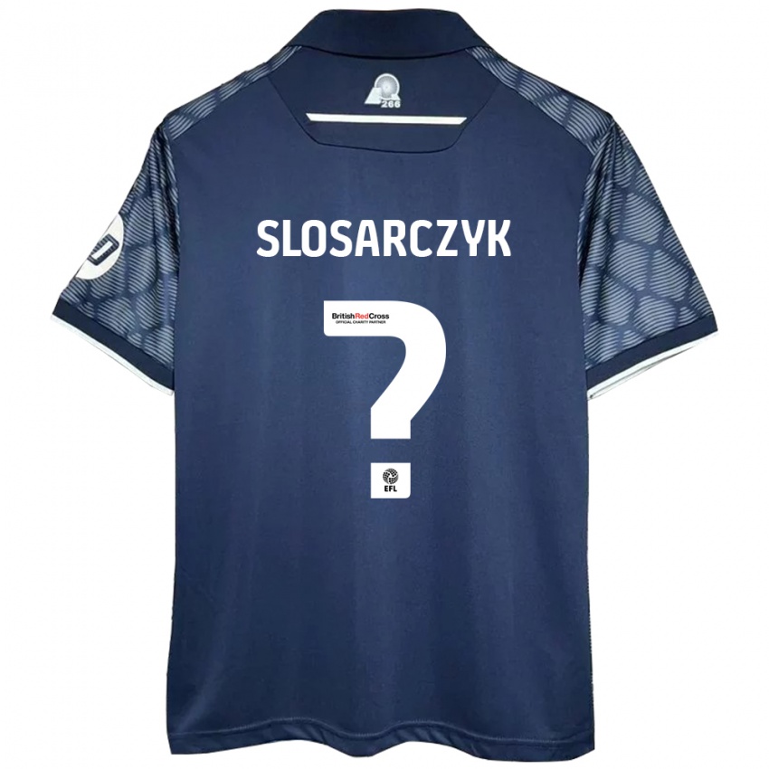 Hombre Camiseta Nikolas Slosarczyk #0 Negro 2ª Equipación 2024/25 La Camisa México