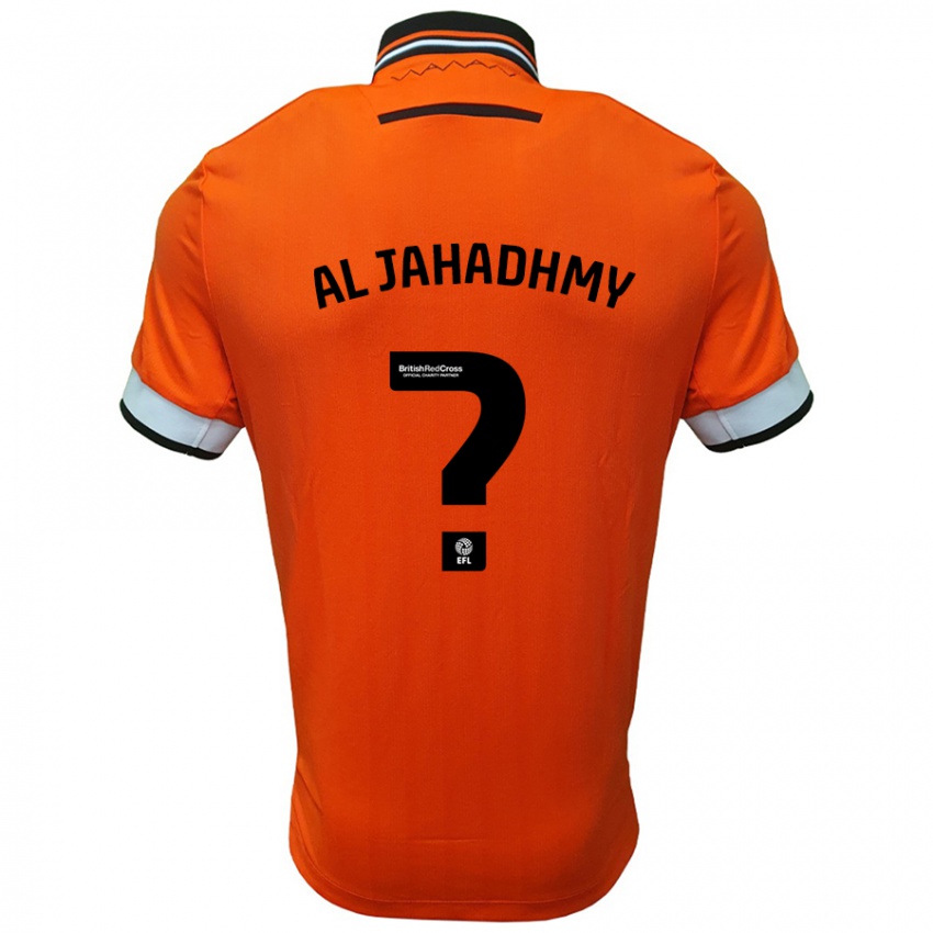 Hombre Camiseta Murtadha Al-Jahadhmy #0 Naranja Blanco 2ª Equipación 2024/25 La Camisa México