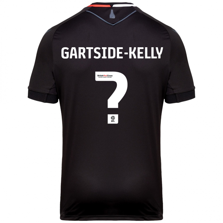 Hombre Camiseta Gabriel Gartside-Kelly #0 Negro 2ª Equipación 2024/25 La Camisa México