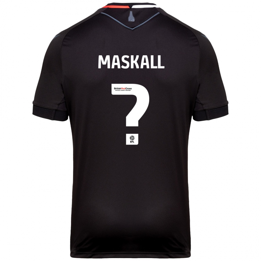 Hombre Camiseta Josh Maskall #0 Negro 2ª Equipación 2024/25 La Camisa México