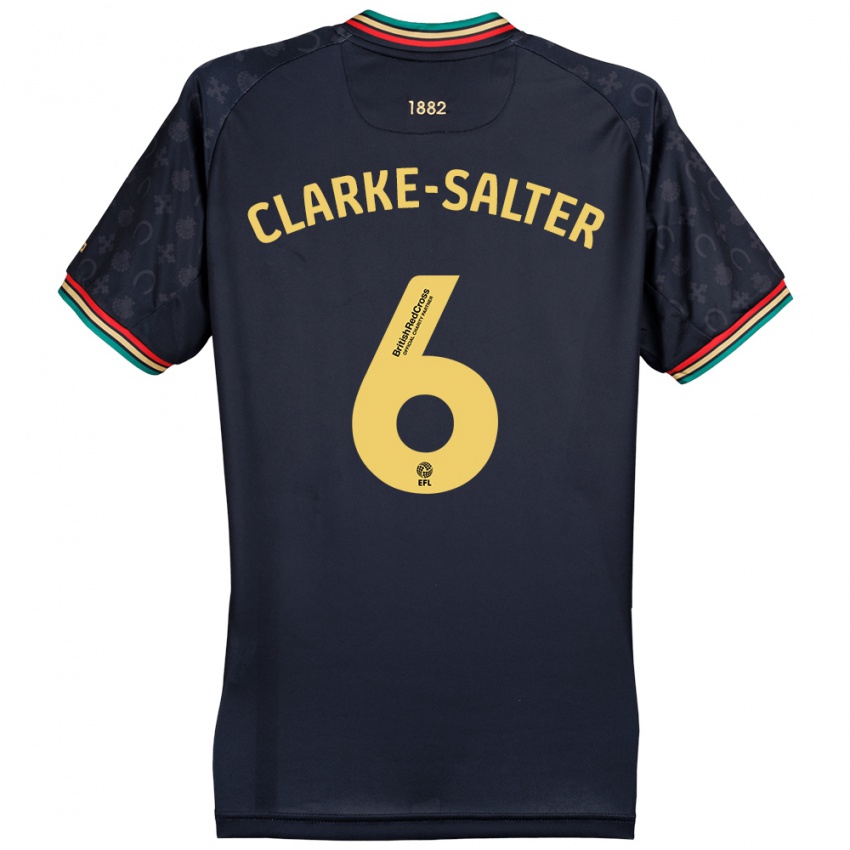 Hombre Camiseta Jake Clarke-Salter #6 Azul Marino Oscuro 2ª Equipación 2024/25 La Camisa México