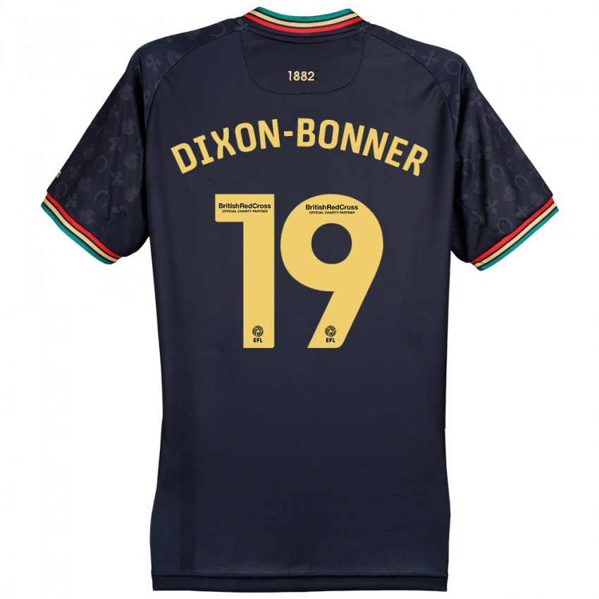 Hombre Camiseta Elijah Dixon-Bonner #19 Azul Marino Oscuro 2ª Equipación 2024/25 La Camisa México