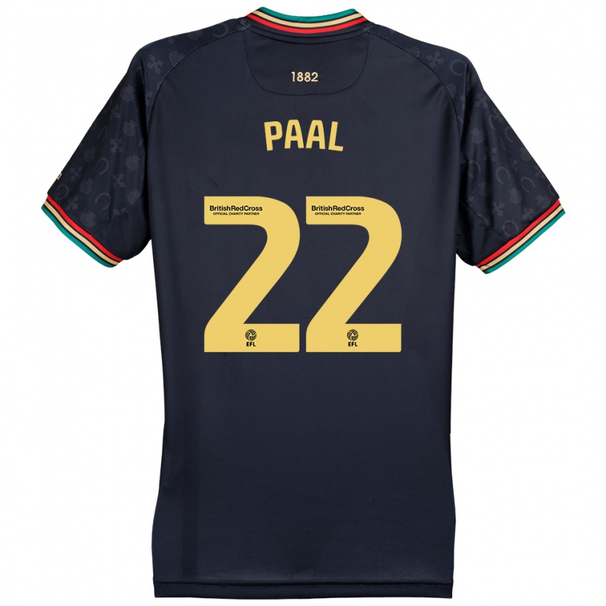 Hombre Camiseta Kenneth Paal #22 Azul Marino Oscuro 2ª Equipación 2024/25 La Camisa México