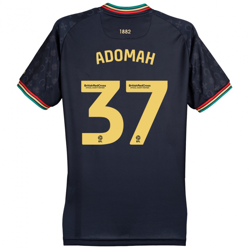 Hombre Camiseta Albert Adomah #37 Azul Marino Oscuro 2ª Equipación 2024/25 La Camisa México