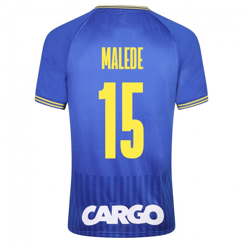 Hombre Camiseta Yonas Malede #15 Blanco 2ª Equipación 2024/25 La Camisa México