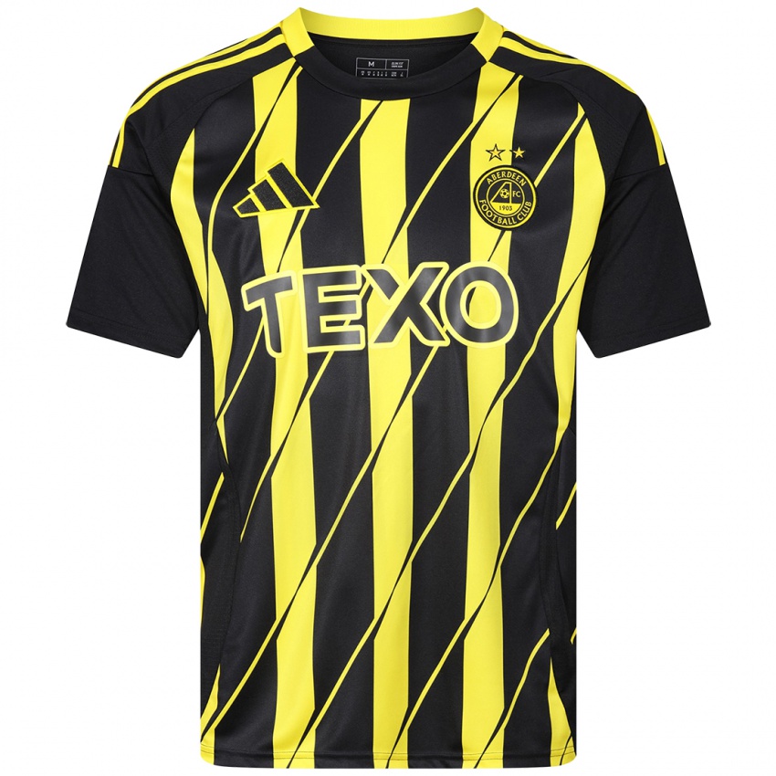 Hombre Camiseta Victor Enem #0 Negro Amarillo 2ª Equipación 2024/25 La Camisa México