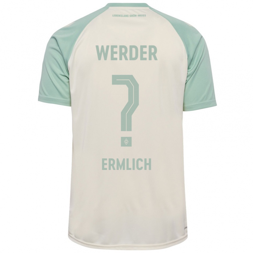 Hombre Camiseta Kjell Ermlich #0 Blanquecino Verde Claro 2ª Equipación 2024/25 La Camisa México