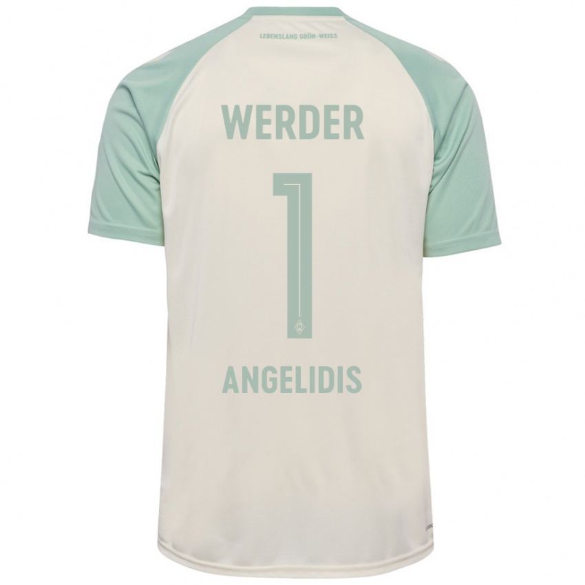 Hombre Camiseta Spyros Angelidis #1 Blanquecino Verde Claro 2ª Equipación 2024/25 La Camisa México