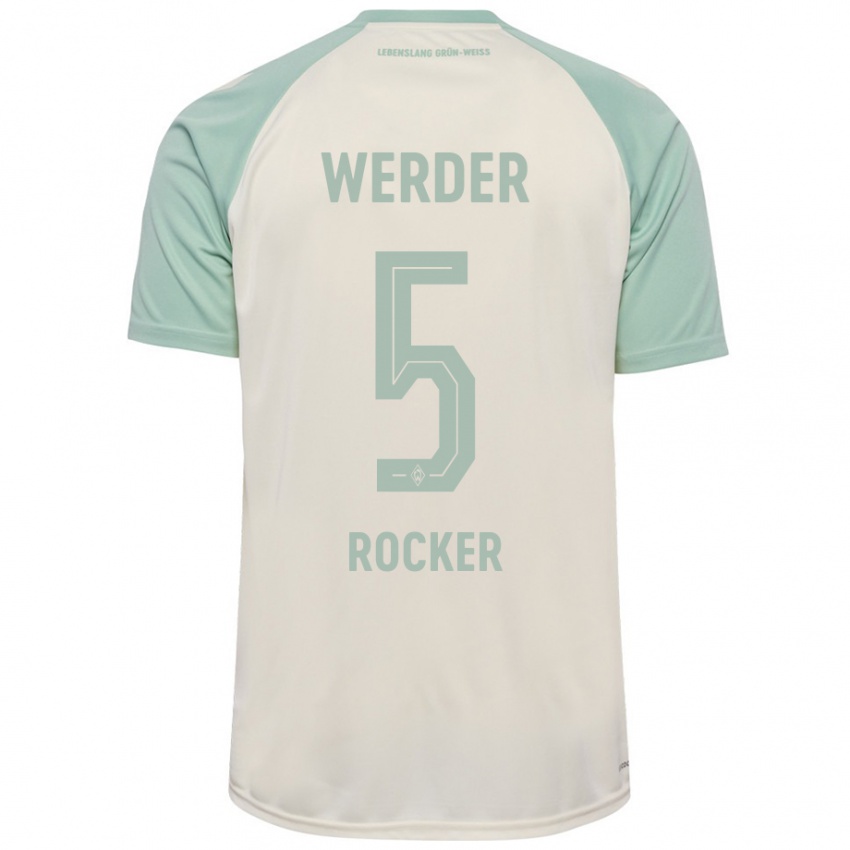 Hombre Camiseta Cimo Röcker #5 Blanquecino Verde Claro 2ª Equipación 2024/25 La Camisa México