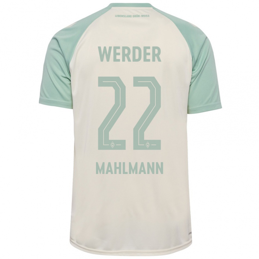 Hombre Camiseta Justus Mahlmann #22 Blanquecino Verde Claro 2ª Equipación 2024/25 La Camisa México