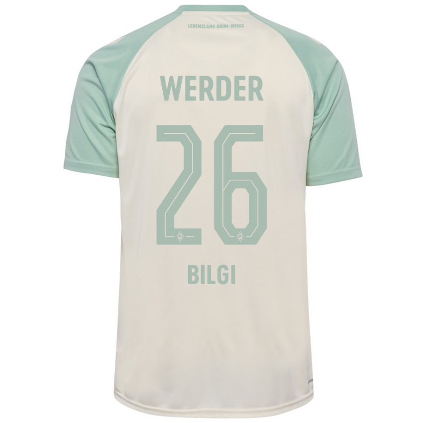 Hombre Camiseta Süleyman Bilgi #26 Blanquecino Verde Claro 2ª Equipación 2024/25 La Camisa México