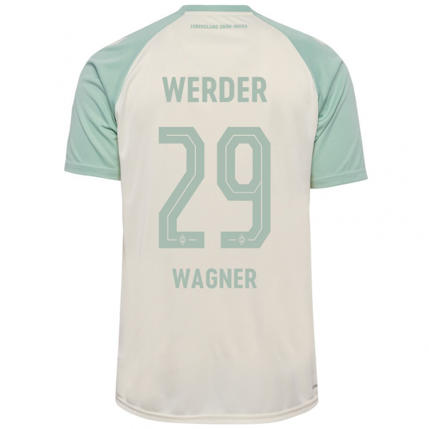 Hombre Camiseta Paul Wagner #29 Blanquecino Verde Claro 2ª Equipación 2024/25 La Camisa México