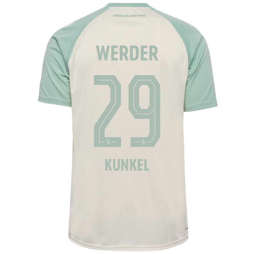 Hombre Camiseta Melina Kunkel #29 Blanquecino Verde Claro 2ª Equipación 2024/25 La Camisa México