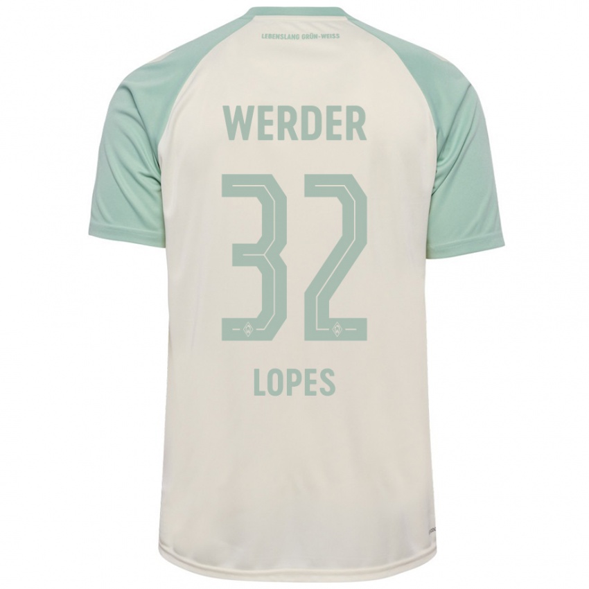 Hombre Camiseta Eugenio Lopes #32 Blanquecino Verde Claro 2ª Equipación 2024/25 La Camisa México