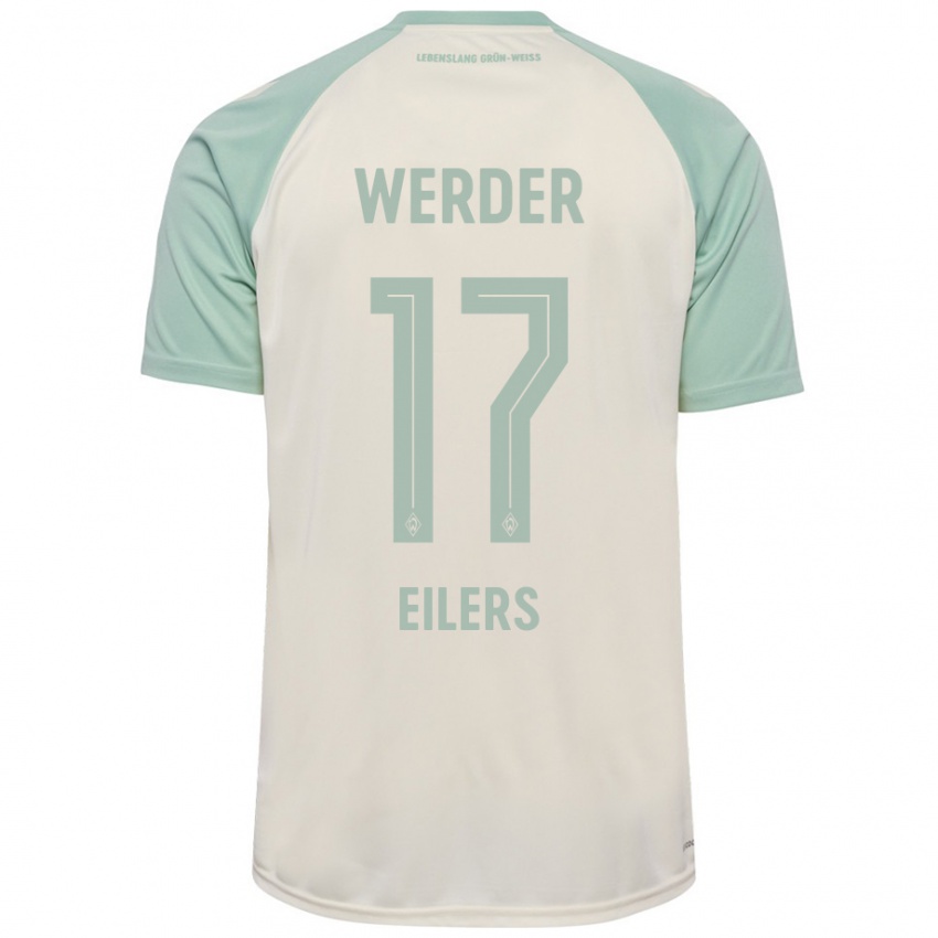 Hombre Camiseta Jonas Eilers #17 Blanquecino Verde Claro 2ª Equipación 2024/25 La Camisa México