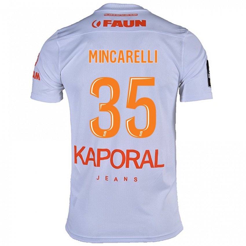 Hombre Camiseta Lucas Mincarelli #35 Blanco 2ª Equipación 2024/25 La Camisa México