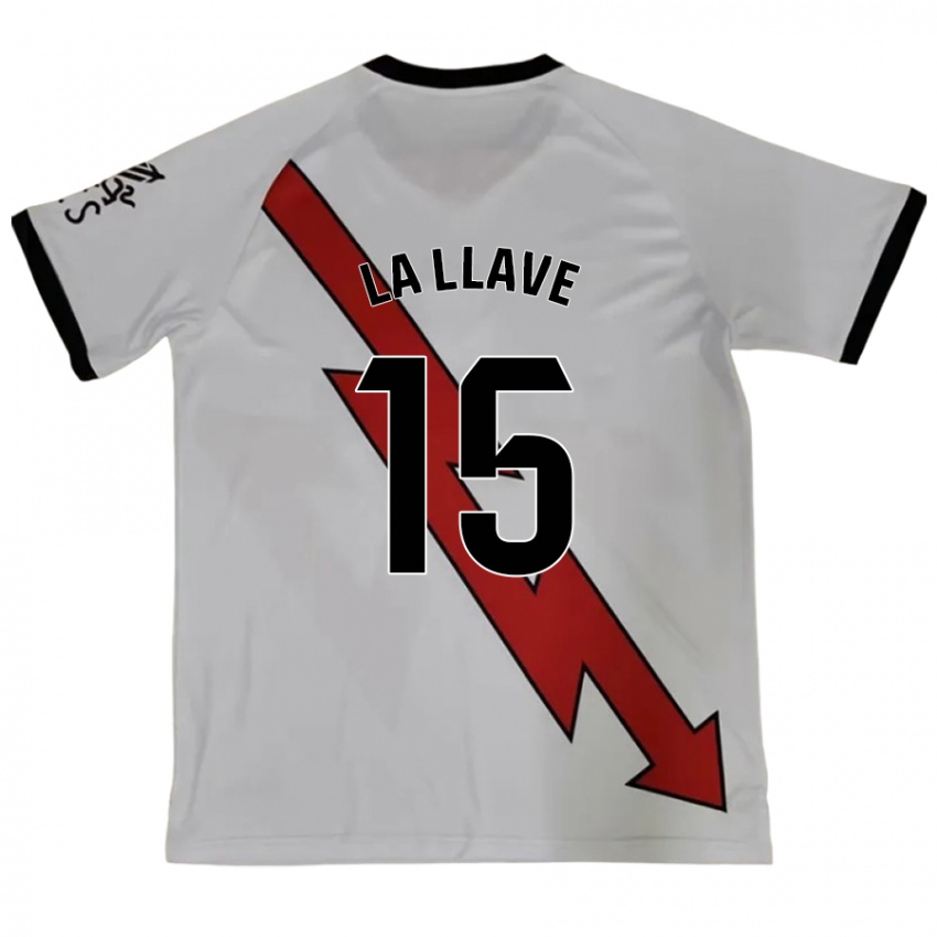 Hombre Camiseta Kevin De La Llave #15 Rojo 2ª Equipación 2024/25 La Camisa México