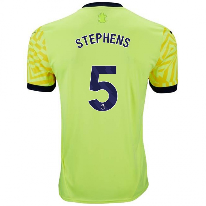 Hombre Camiseta Jack Stephens #5 Amarillo 2ª Equipación 2024/25 La Camisa México