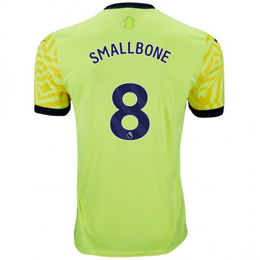 Hombre Camiseta Will Smallbone #8 Amarillo 2ª Equipación 2024/25 La Camisa México