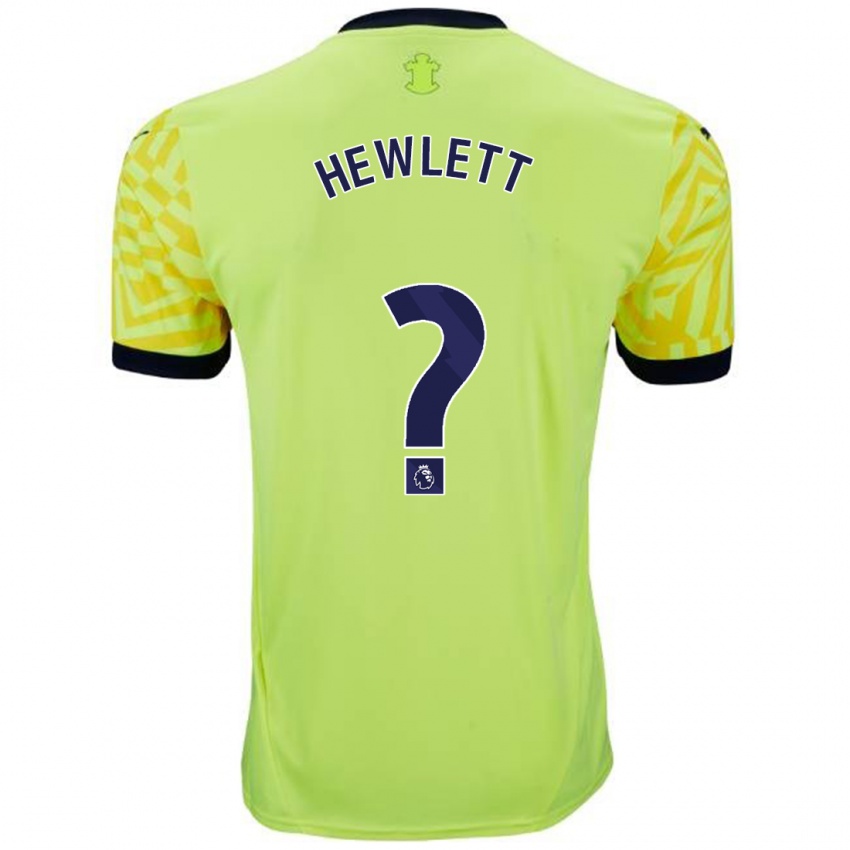 Hombre Camiseta Jem Hewlett #0 Amarillo 2ª Equipación 2024/25 La Camisa México