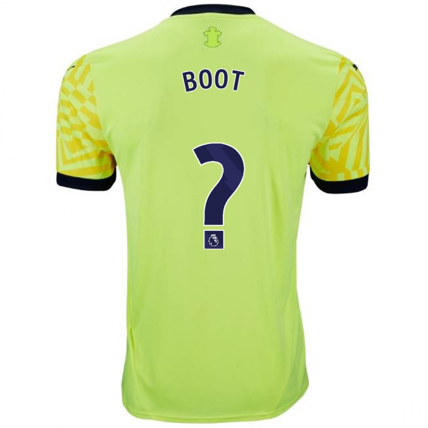 Hombre Camiseta Nathanael Boot #0 Amarillo 2ª Equipación 2024/25 La Camisa México