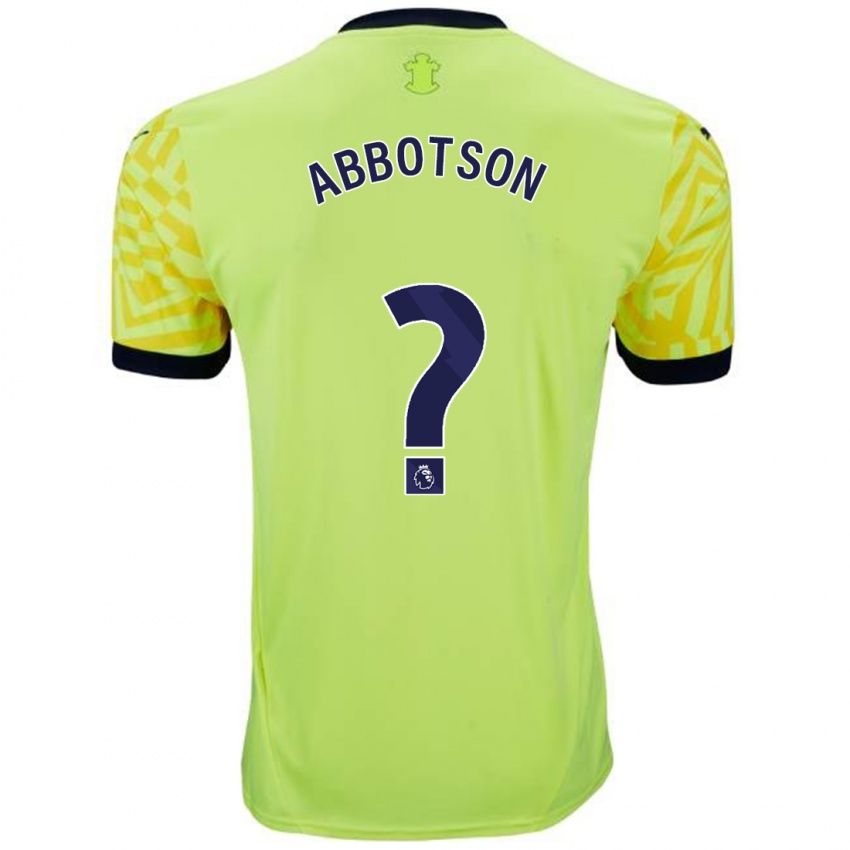 Hombre Camiseta Oscar Abbotson #0 Amarillo 2ª Equipación 2024/25 La Camisa México